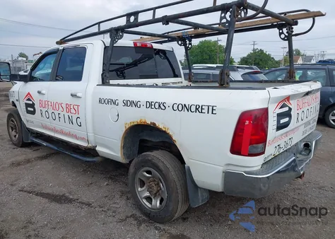 2010 Dodge Ram 2500 Slt из США, поврежденный, VIN 3D7TT2CT7AG151619